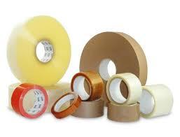 Abrasion Resistant Lightweight Plain Solid Coloured Adhesive Tape Rolls