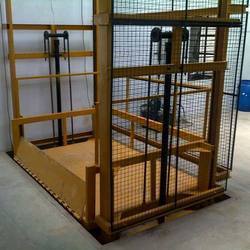 Industrial Elevators With Drum Guide Usage: Cargo Lift