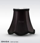 Onida Fabric Shade Black 130mm Lampshade