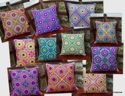 100% Cotton Embroidered Cushion Cover