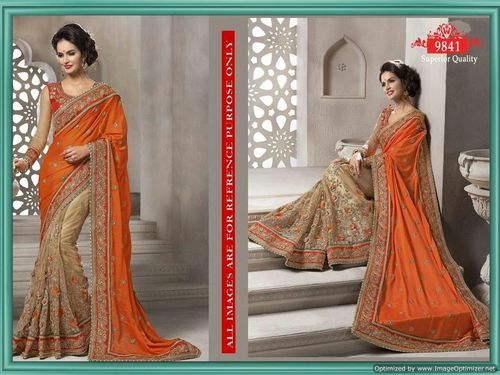 Self Design Bollywood Silk Blend Saree Price in India - Buy Self Design  Bollywood Silk Blend Saree online at Shopsy.in