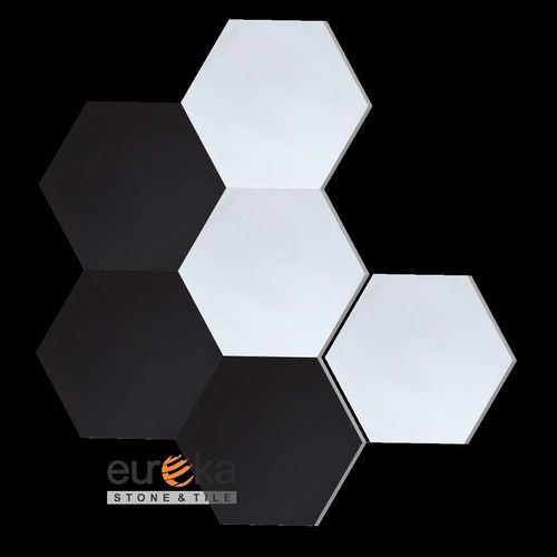 Square Edge Encaustic Handmade Cement Hexagon Tiles