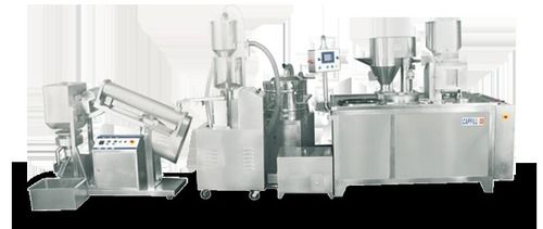 Semi Automatic Capsule Filling Machine With Line Tablets