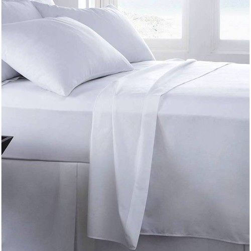 Solid Bed Sheet Set - King Size 100" X 110"