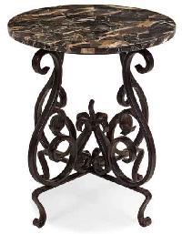 Brown Attractive Wrought Iron Furniture