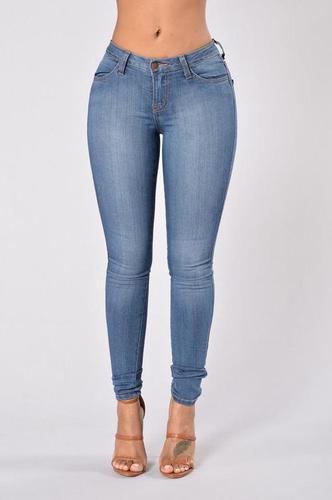 Skin Friendly Washable Casual Womens Denim Jeans