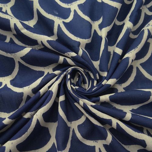 Indigo Blue Cambric Fabric