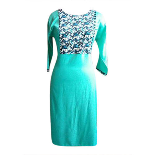 Ladies Printed Rayon Kurti