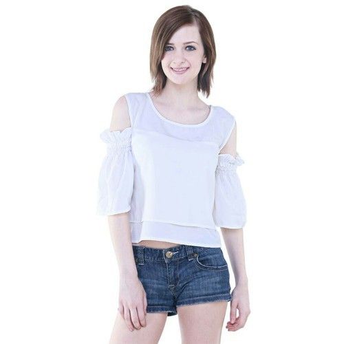 Cotton Ladies Off Shoulder Top