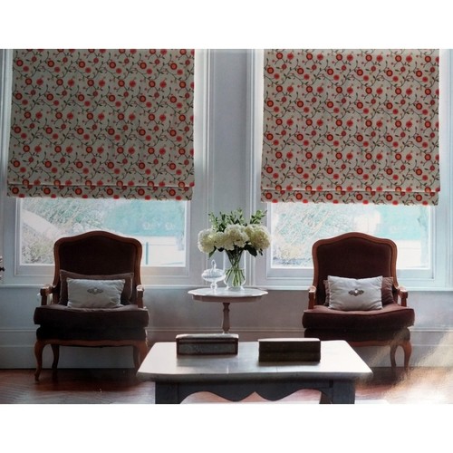 कस्टमाइज्ड प्रिंटेड फैब्रिक्स विंडो ब्लाइंड्स - jd 107