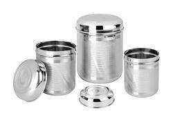 Utensil Sets Fine Finish Stainless Steel Canister