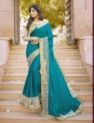 Customized Georgette Ladies Wedding Saree