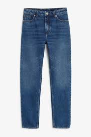 Plain Dyed Mens Blue Jeans