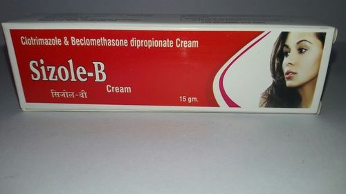 Sizole B Cream Application: In Labs