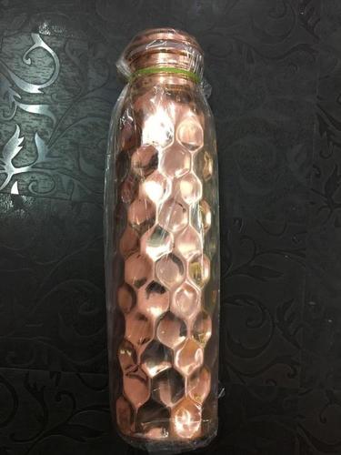 Copper Diamond Shape Water Bottles