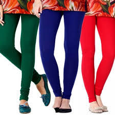 Ladies Plain Leggings Liquid