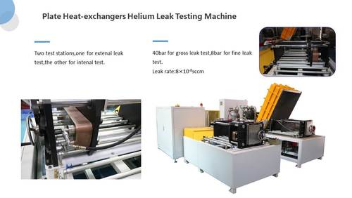 Plate Heat Exchanger Helium Leak Testing Machine