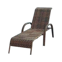 Poolside Wicker Lounger