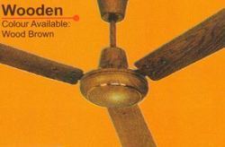 Wood Brown Colour Ceiling Fan