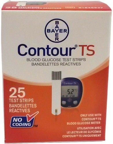 Contour TS Blood Glucose Test 25 Strips