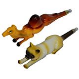 नॉट कैट और कैमल शेप फैंसी राइटिंग पेन कॉम्बो