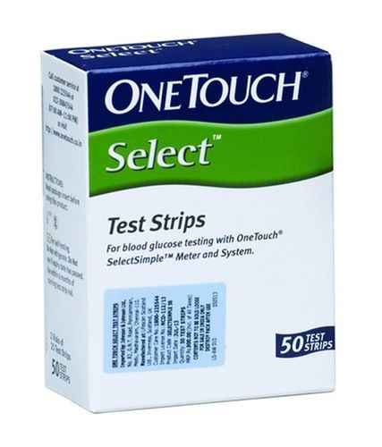 One Touch Select Blood Glucose Test 50 Strips