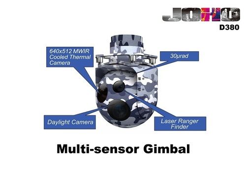 Helicopter Eo IR Gimbal with High Gyro Stabilization