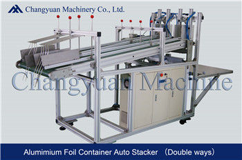 Aluminium Foil Container Double Ways Automatic Stacker