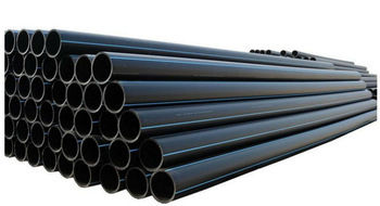 Industrial HDPE Round Pipes - High Grade Material , Durable Design for Versatile Applications