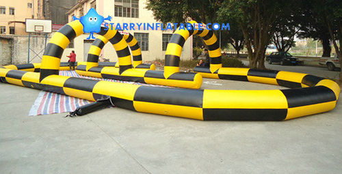 Inflatable Zorb Ball Race Track For Adults Cheap Zorbing Ramp