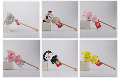 Neck Head Rest Message Stick With Plush Animal