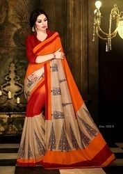 Chiffon Ladies Digital Printed Saree