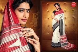 Chiffon Ladies Printed Bhagalpuri Silk Sarees