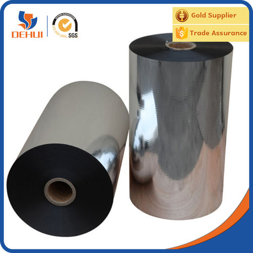 Silver Cold Laminating Metallized Aluminum Pet Film Application: Package