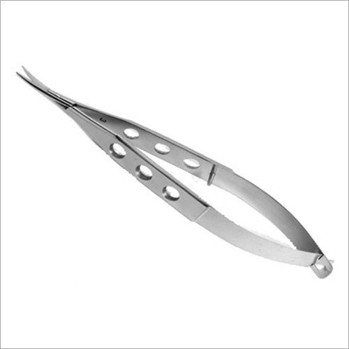 कैस्ट्रोविजो कॉर्नियल कैंची कर्व्ड ब्लंट टिप्स स्मॉल ब्लेड्स