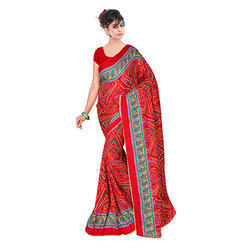 Ladies Stylish Bandhani Saree