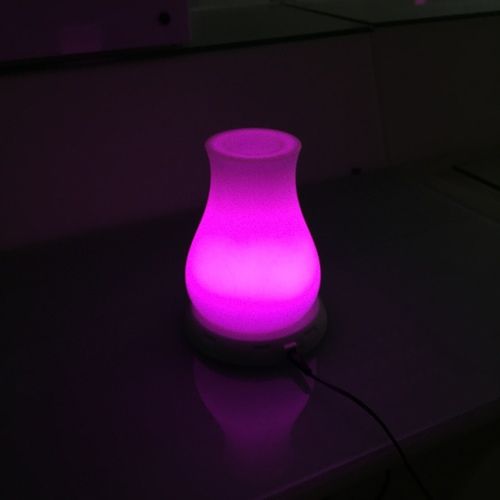 Mini USB Port Rechargeable Multi Color Inductive Charging Battery Operated LED Flower Pot
