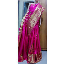 Cotton Silk Party Wear Ladies Saree