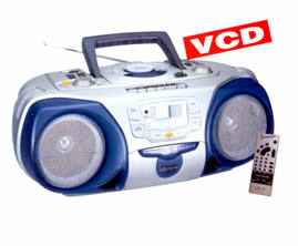 RC-191 VCD- Digital VCD Player With CD And Radio Cassette Recorder 