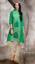 Ladies Cambric Cotton Anarkali Kurtis
