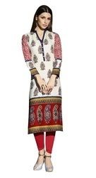 Ethnic Ladies Chanderi Cotton Long Kurtis