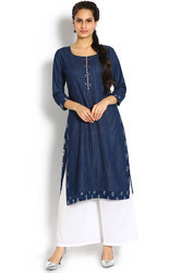 Ladies Denim Kurtis