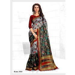 Ladies Party Wear Printed Saree