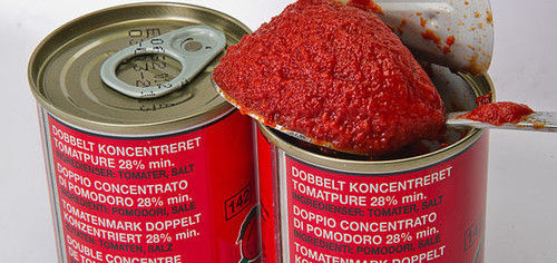 Canned Tomato Puree - Premium Quality Tomato Paste in Tinned Container | Optimum Purity, Excellent Shelf Life, Safe to Consume