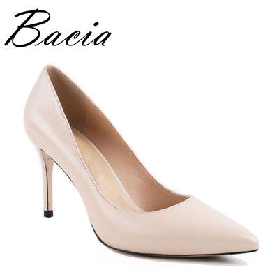 Women Pointed Toe Wedding Pumps Sheepskin High Heels Shoes Application: For Industrial