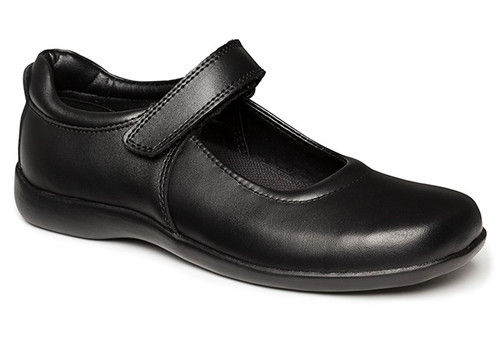 Black Color Girls School Shoes