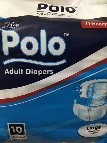 White Polo Adult Diapers