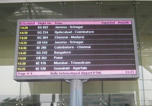 LED Flight Information Board