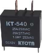 Black Kt-540 High Efficiency 20 And 25 Ampere Electrical Automotive Relays