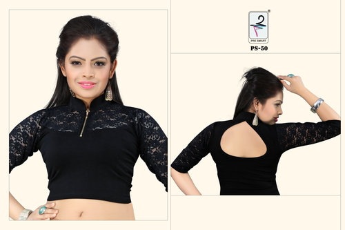 Black Readymade Fancy Blouse